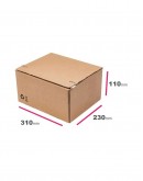 Ecomm-8 verzenddoos autolock - 310x230x110mm (A4+) Verzendverpakkingen