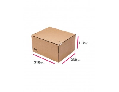 Ecomm-8 verzenddoos autolock - 310x230x110mm (A4+) Verzendverpakkingen