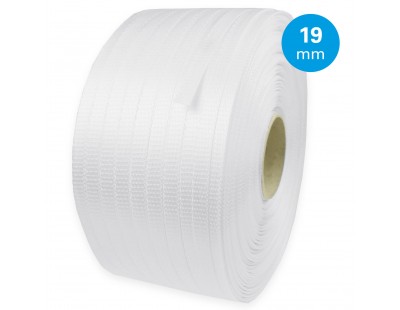 Polyesterband 19mm geweven textielband, 500m Omsnoeringen