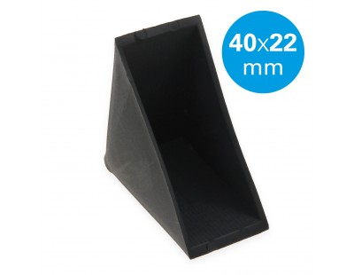 Schutzecke Kunststoff geschlossen 40/20mm, 2500Stk. Schutzmaterialien