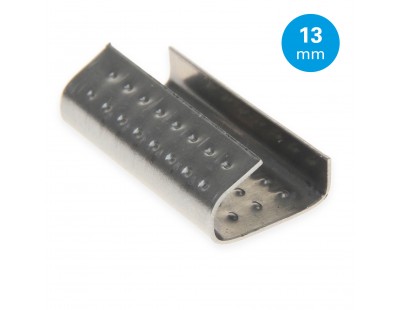 Verschlusshülsen Metall FIXSEAL open profiliert 13 mm Umreifungenband