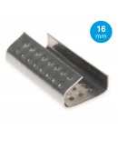 Verschlusshülsen Metall FIXSEAL Open Profiliert 16mm, 3000Stk. Umreifungenband
