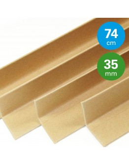 Kartonnen Hoekprofielen voor pallethoeken, 74cm x 35mm - 100 stuks