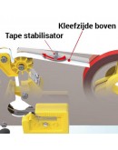 Beutelversliesser E7R RVS Klebeband