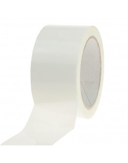 PP acryl tape 48mm/66m Wit Low-noise