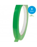 Klebeband PVC-Naturkautschukkleber Grün 9mm für Beutelschließern Klebeband