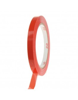 PVC solvent tape rood 9mm voor zakkensluiter