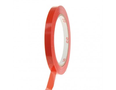 PVC tape rot 9mm Für Beutelschließern Klebeband