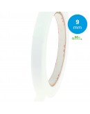 PVC Solvent tape wit 9mm voor zakkensluiter Tape