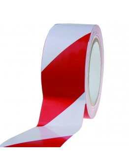 Floor Marking Tape PVC Red /White 50mm/33m
