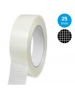 Filament tape 25mm/50m cross reinforced