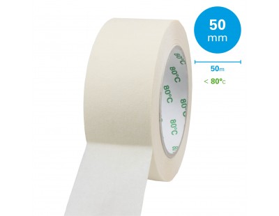 Kreppband Extra 50mm/50m 80°C Klebeband