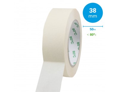 Kreppband Extra 38mm/50m 80°C Klebeband
