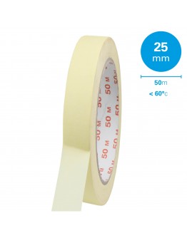 Masking tape 25mm/50m 60°C