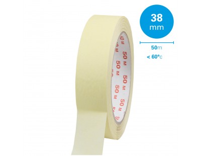 Kreppband 38mm/50m 60°C Klebeband