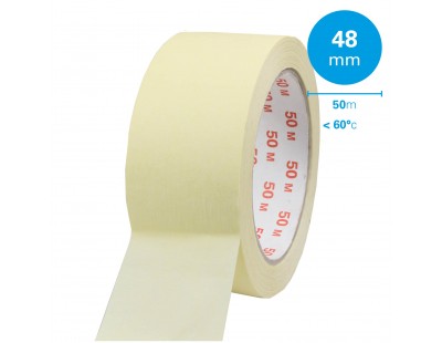 Kreppband 48mm/50m 60°C Klebeband