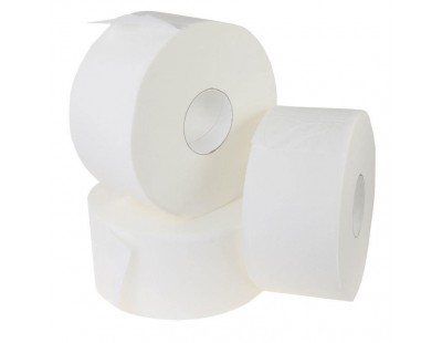Toilet paper FIX-HYGIËNE Mini Jumbo cellulose, 12 rolls x 180m Hygiene paper