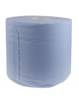 Putztuchrollen FIX-HYGIËNE glued blue, 24cm / 300m - 2 rolls