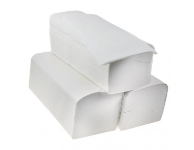 Paper towel FIX-HYGIËNE Z-fold cellulose, 21x25cm - Box 20 pack Hygiene paper