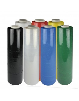 Stretchfolie blauw handrol 23µ / 50cm / 300mtr 