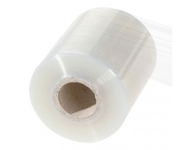 stretch film 23my,  125mm, K76 transp. 150% Small film rolls