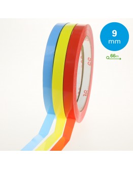 PVC solvent tape rood 9mm voor zakkensluiter